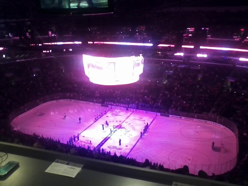 Staples Center Pressbox